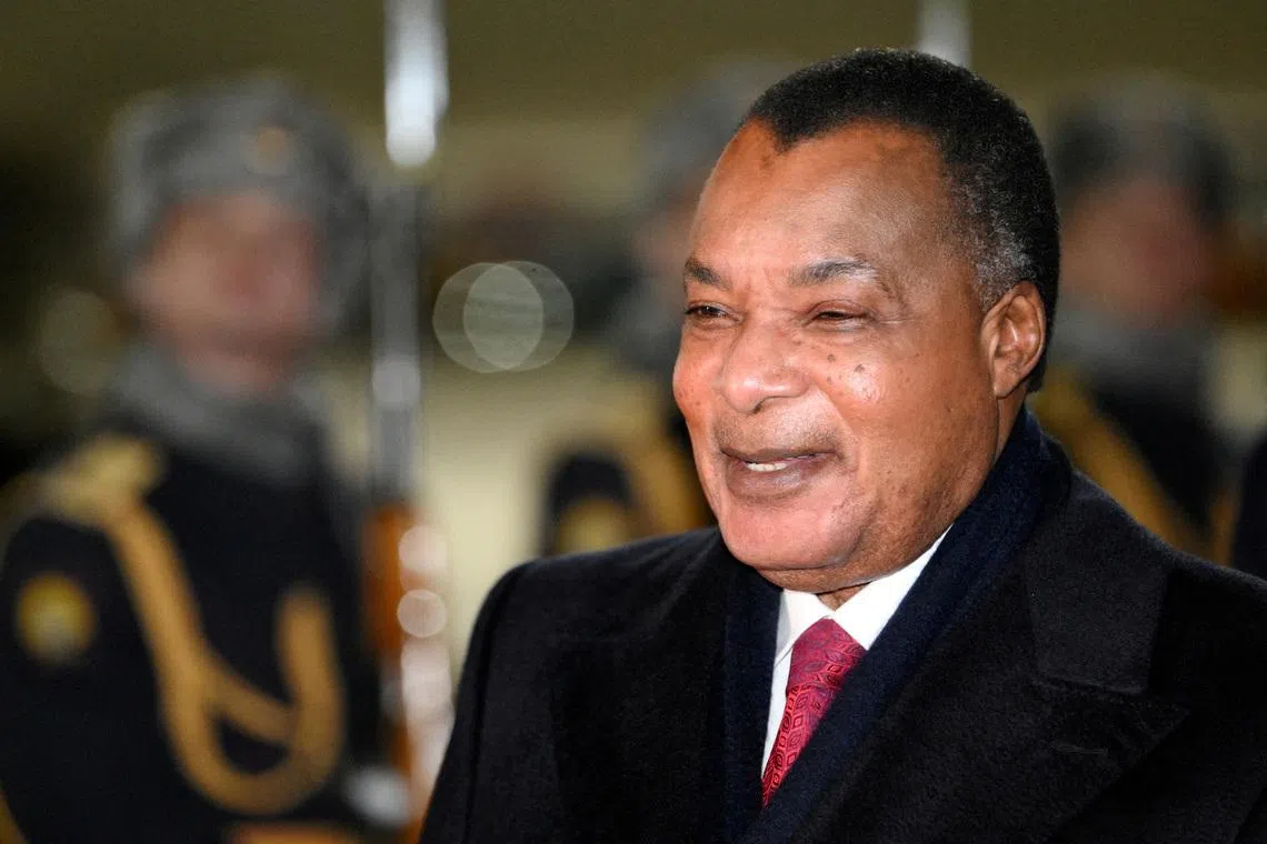 Denis Sassou Nguesso, presiden Republik Kongo, politik dan ekonomi